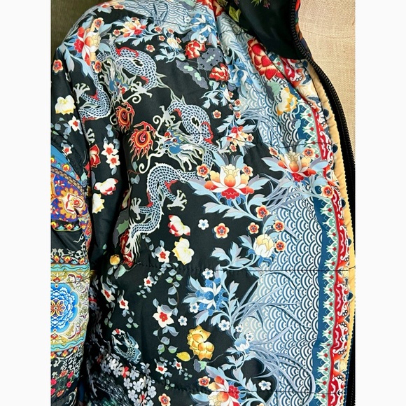 Johnny Was Mauri Reversible Puffer Jacket XS - Picture 12 of 16